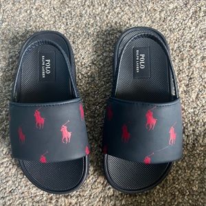 Polo Ralph Lauren Toddler Boy Slides / Flip Flops Size 9